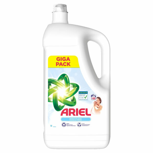 ARIEL Sensitive Prací gel 100 praní 5 l porovnat ceny