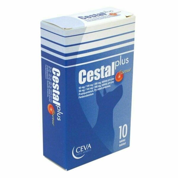 CEVA Cestal Plus Flavour 50mg/144mg/200mg 10 tablet porovnat ceny