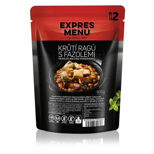 EXPRES MENU Krůtí ragů s fazolemi 600 g porovnat ceny