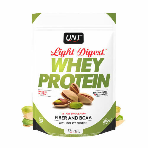 QNT Light Digest Whey Protein Příchuť Pistácie 500 g porovnat ceny