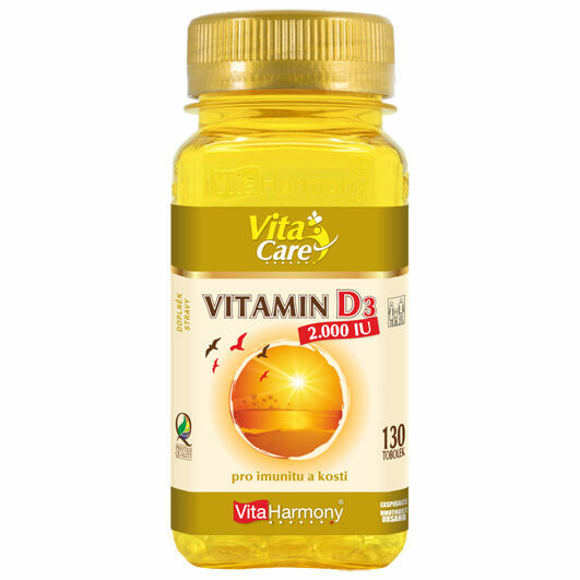 VitaHarmony, s.r.o.  VitaHarmony Vitamin D3 2.000 m.j. (50 µg) - 130ks porovnat ceny
