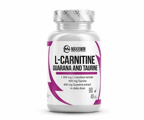 MAXXWIN L-carnitine guarana taurine 90 kapslí porovnat ceny