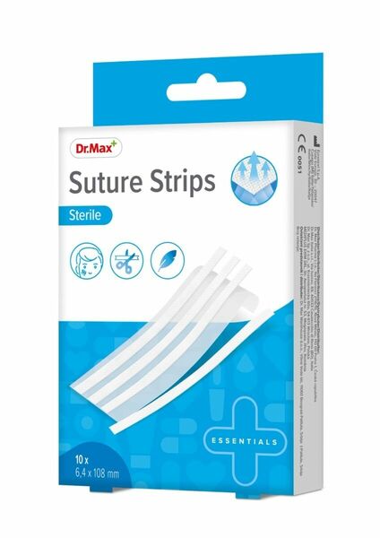 Dr. Max Suture Strips 6,4 x 108 mm náplasťové stehy 10 ks porovnat ceny