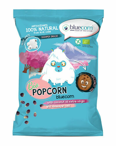Popcrop Popcorn z modré kukuřice s himalájskou solí a extra panenským kokosovým olejem 50g porovnat ceny