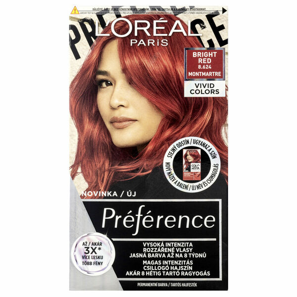 L'Oréal Paris Préférence Vivid Colors permanentní barva na vlasy 8.624 Montmartre 150 ml porovnat ceny