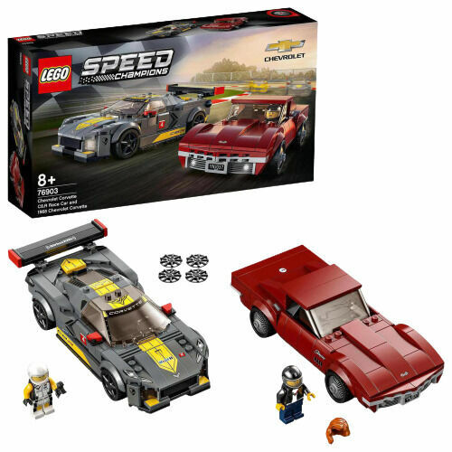 LEGO SPEED CHAMPIONS Chevrolet Corvette C8.R a 1968 Chevrolet Corvette porovnat ceny