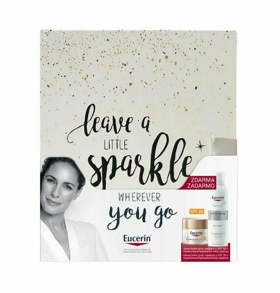Eucerin Hyaluron-Filler + Elasticity Denní krém SPF30 50 ml + Hyaluronová hydratační mlha 150 ml porovnat ceny