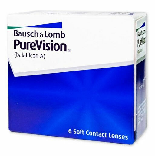 BAUSCH & LOMB PureVision měsíční 6 čoček, Počet dioptrií: -3,50, Počet kusů v balení: 6 ks, Průměr: 14,0, Zakřivení: 8,6 porovnat ceny