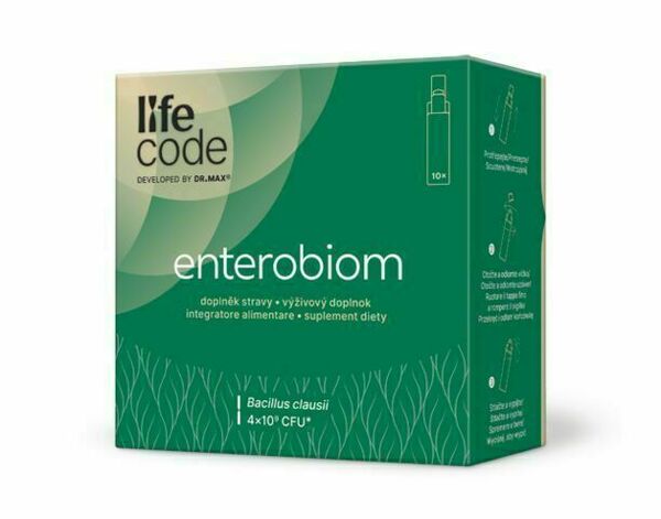 LifeCode developed by Dr. Max® Enterobiom 10x4,5 ml porovnat ceny