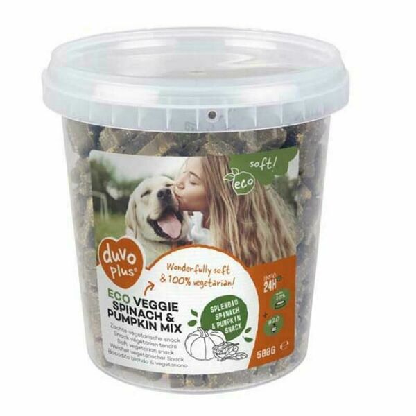 Duvo+ ECO VEGGIE Měkká pochoutka se špenátem a dýní 500g porovnat ceny