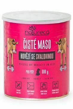 Natureca Konz. Hovězí Se Svalovinou Pro Psy 800g porovnat ceny