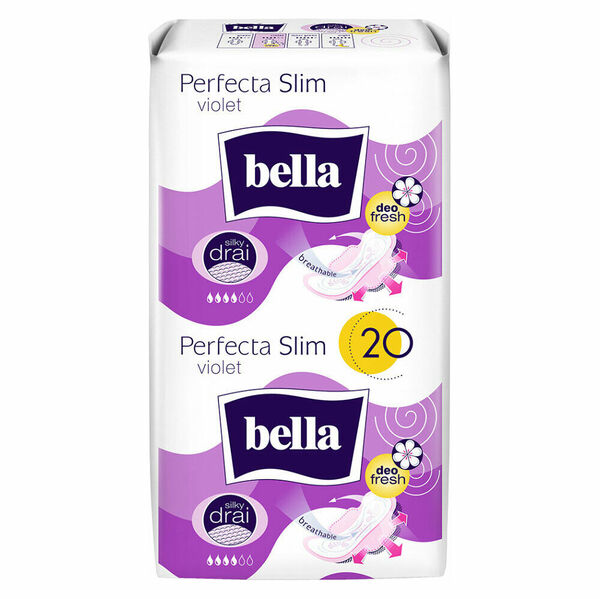BELLA Perfecta Slim Violet Hygienické vložky s křidélky 20 ks porovnat ceny