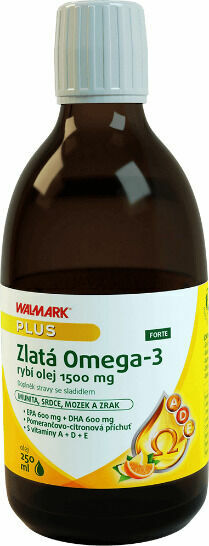 Walmark Zlatá Omega 3 rybí olej 1500 mg Forte 250ml porovnat ceny