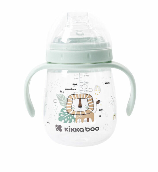 KikkaBoo Hrnek se silikonovým pítkem 6m+ mint 240 ml porovnat ceny