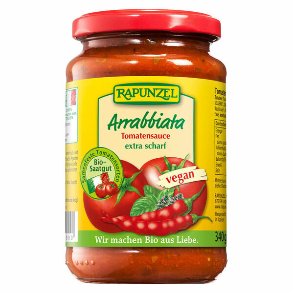 RAPUNZEL Arrabbiata omáčka na těstoviny BIO 340 g porovnat ceny