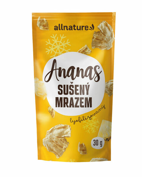 ALLNATURE Ananas sušený mrazem kousky 30 g porovnat ceny