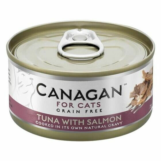 CANAGAN Tuna with salmon konzerva pro kočky 75 g porovnat ceny