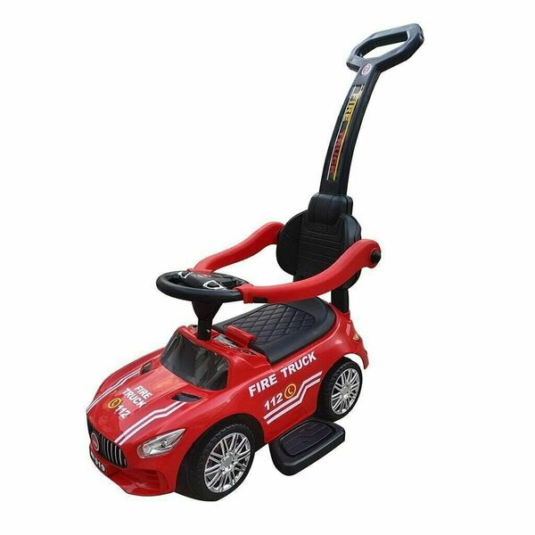Baby Mix Dětské odráželdo se zvukem a vodící tyčí Hasiči porovnat ceny