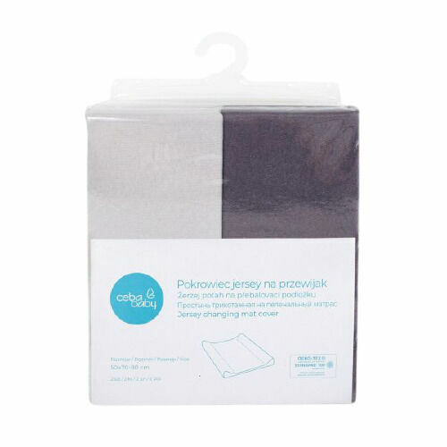CEBA Potah na přebalovací podložku 50 x 70-80cm Dark Grey+Light Grey 2ks porovnat ceny