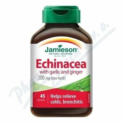 Jamieson Echinacea s česnekem a zázvorem 45 kps. porovnat ceny