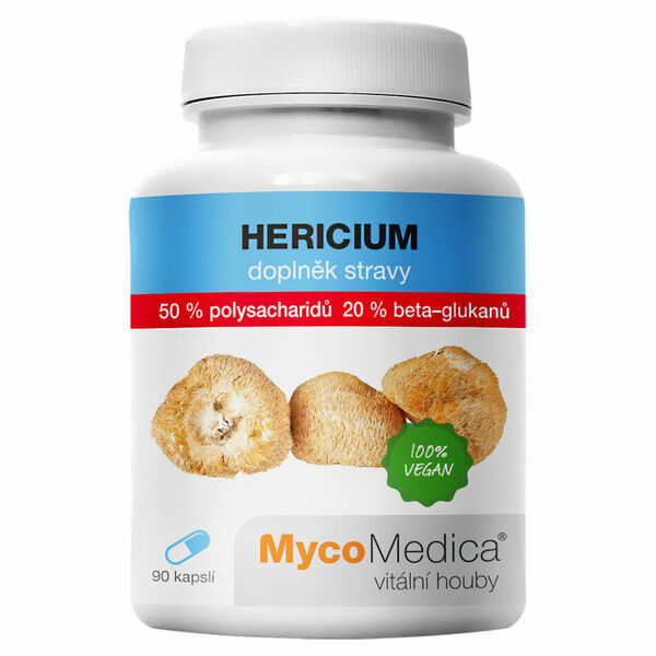 MYCOMEDICA Hericium 50% vegan 90 kapslí porovnat ceny