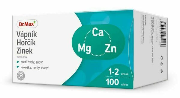 Dr.Max Vápník Hořčík Zinek 100 tablet porovnání ceny
