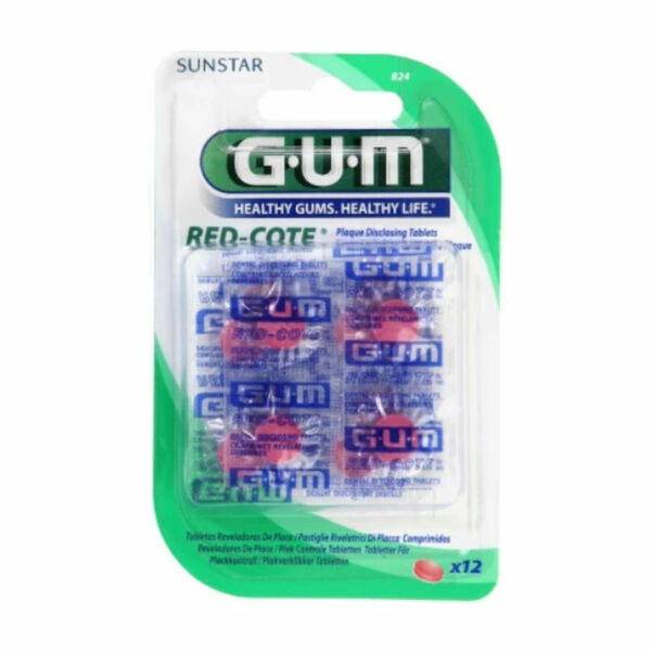 G.U.M Tablety k indikaci zubního plaku 12ks B824 porovnat ceny
