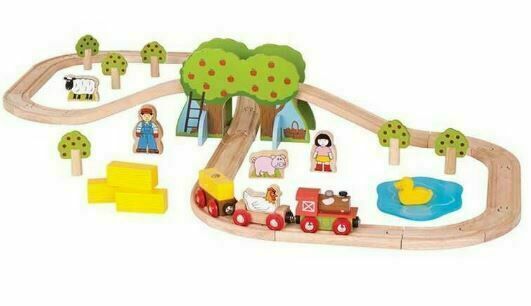 Bigjigs Rail Dřevěná vláčkodráha farma porovnat ceny