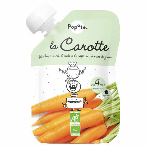 POPOTE kapsička bio mrkev 120g porovnat ceny