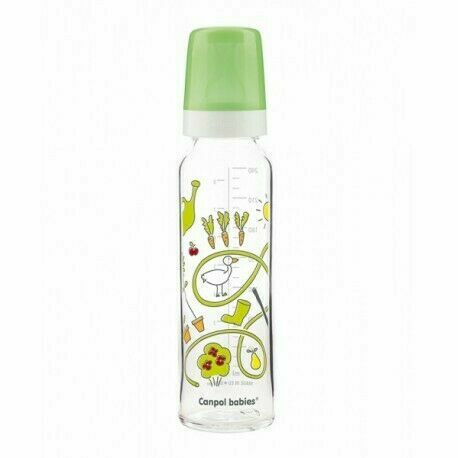 Canpol babies Láhev skleněná s potiskem 240ml porovnat ceny
