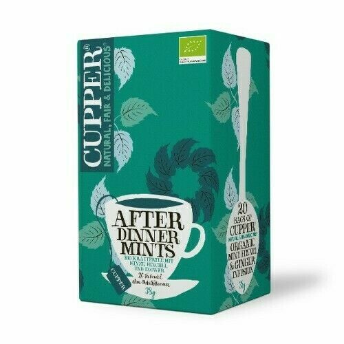 Cupper BIO čaj After Dinner Mints 20 n.s. porovnat ceny