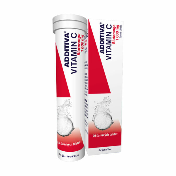 ADDITIVA Vitamin C Blutorange tablety porovnat ceny