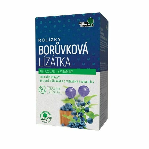 Naturprodukt Rolízky borůvková lízátka 4 ks porovnat ceny