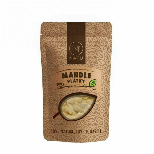 NATU Mandle plátky 200g porovnat ceny