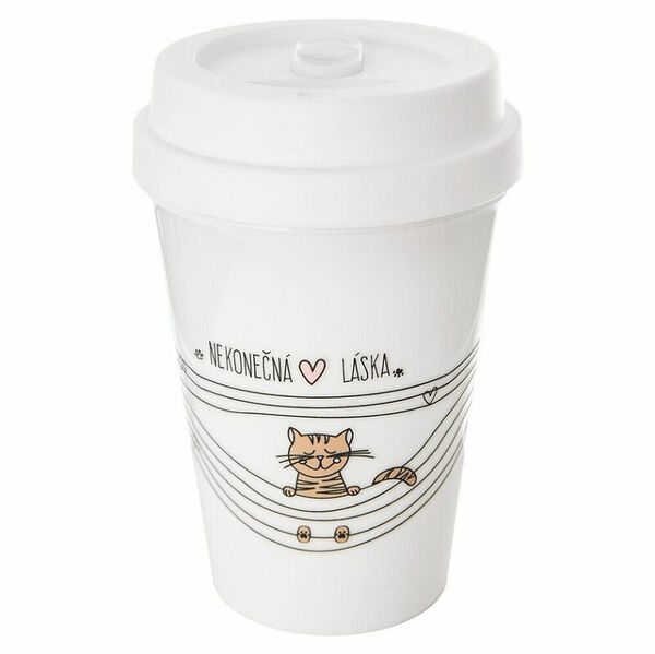 ORION Hrnek termo Kočka Nekonečná láska 0,35 l porovnat ceny