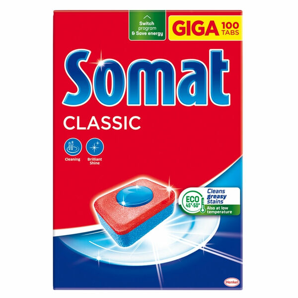 SOMAT Tablety do myčky Classic Giga 100 kusů porovnat ceny