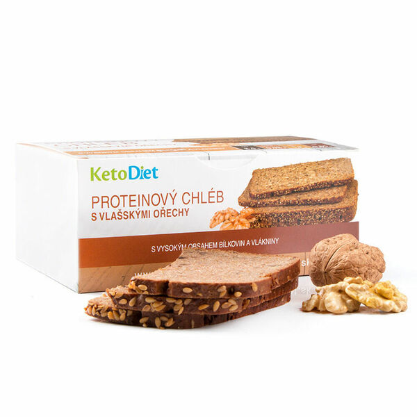 KETODIET Proteinový chléb s vlašskými ořechy 7 porcí porovnat ceny