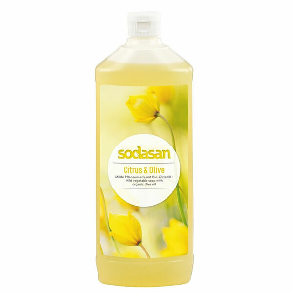 Sodasan Tekuté mýdlo Citron Oliva 1000 ml porovnat ceny