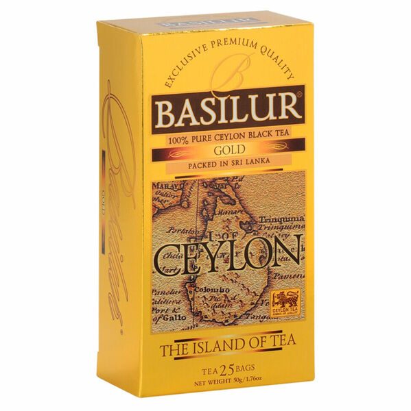 BASILUR Island of tea gold černý čaj 25 sáčků porovnat ceny