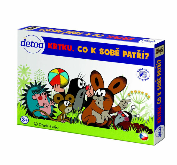 Detoa Krtku, co k sobě patří? dřevěné pexeso 1 ks porovnat ceny