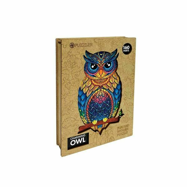 Puzzler Dřevěné barevné puzzle Okouzlující sova porovnat ceny