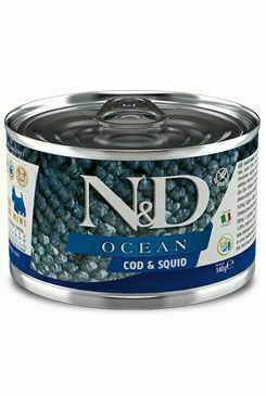 N&d Dog Ocean Adult Codfish & Squid Mini 140g porovnat ceny