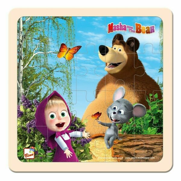 Bino Máša a Medvěd Puzzle s myškou 20x20cm porovnat ceny