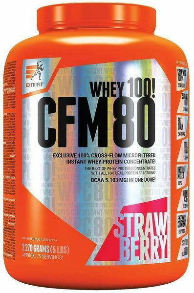 Extrifit CFM Instant Whey 80 2,27kg jahoda porovnat ceny