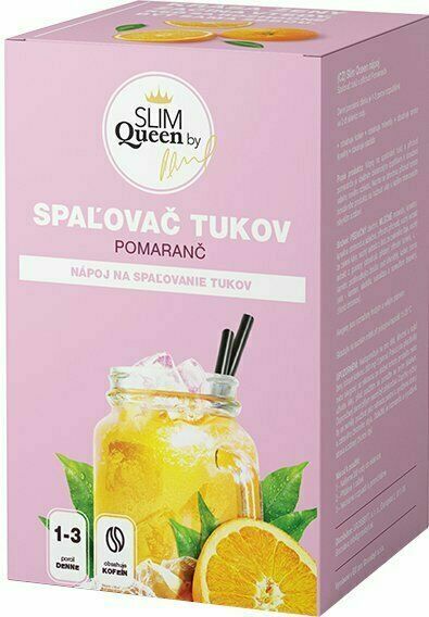 SLIM Queen Nápoj na spalování tuků, pomeranč 15 x 75 g porovnat ceny