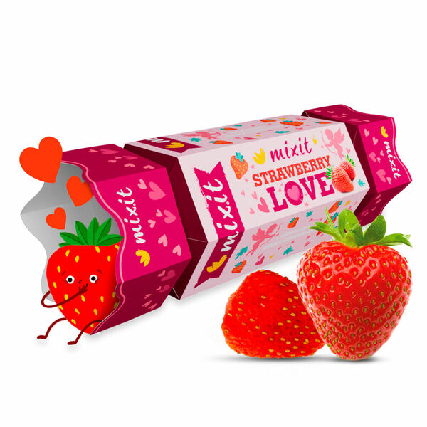 MIXIT Valentýnský bonbón křupavá jahoda 40 g porovnat ceny