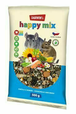 Darwin S činčila&osmák Happy Mix 500g New porovnat ceny