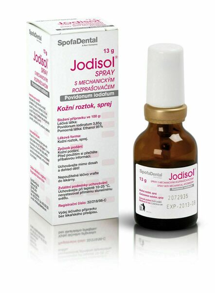 Jodisol Sprej s mechanickým rozprašovačem 13 g porovnat ceny