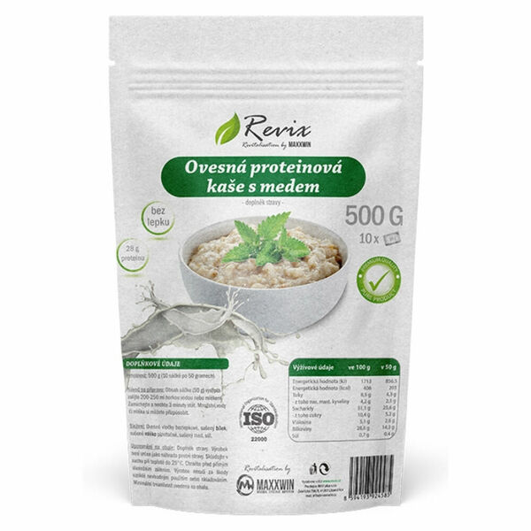 REVIX Ovesná proteinová kaše s medem 500 g porovnat ceny