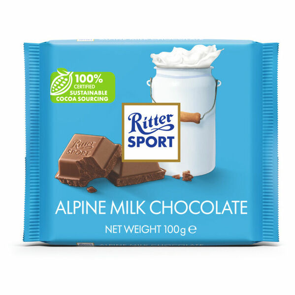 RITTER SPORT Mléčná čokoláda 100 g porovnat ceny